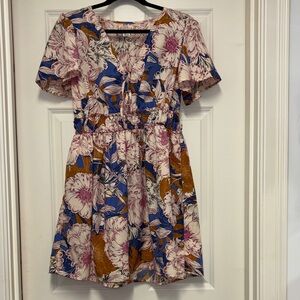 Band of the Free Floral Short Sleeve dress